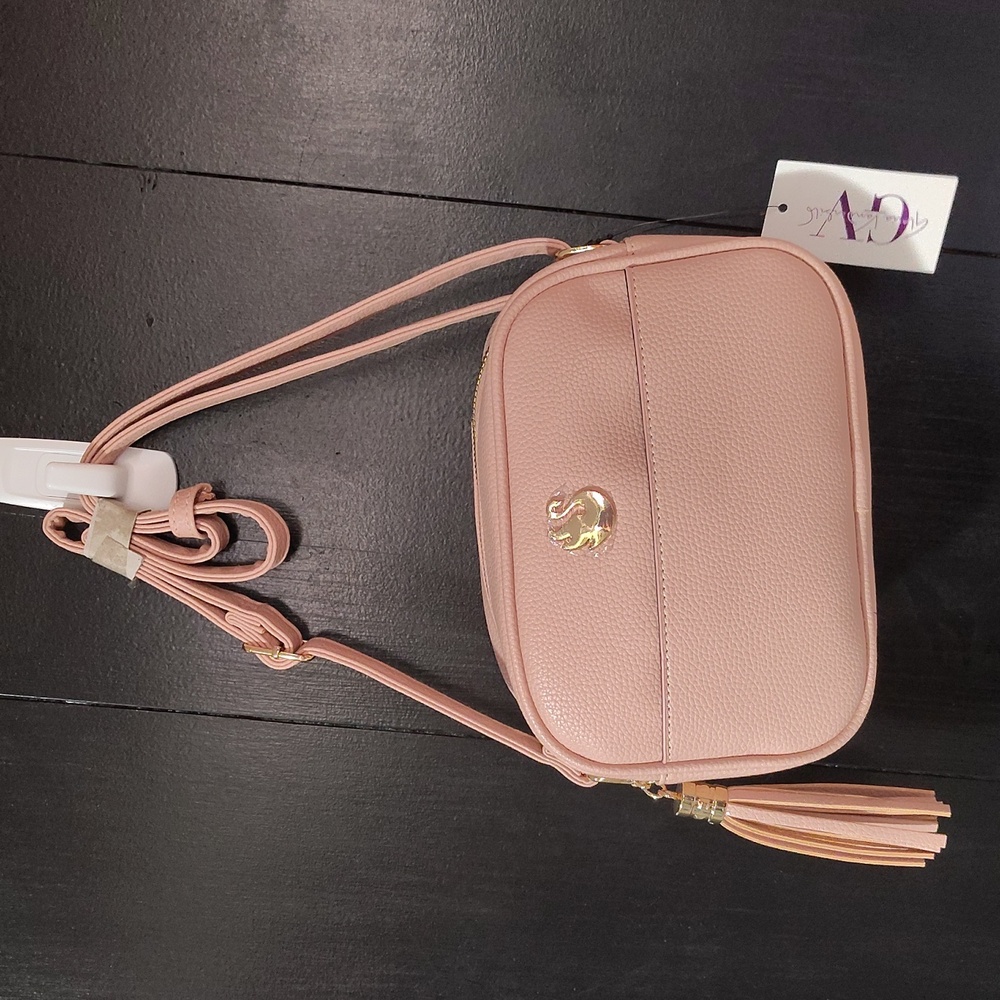 🩷 Gloria Vanderbilt Crossbody Purse! Blush. New With Tags! - Picture 7 of 10